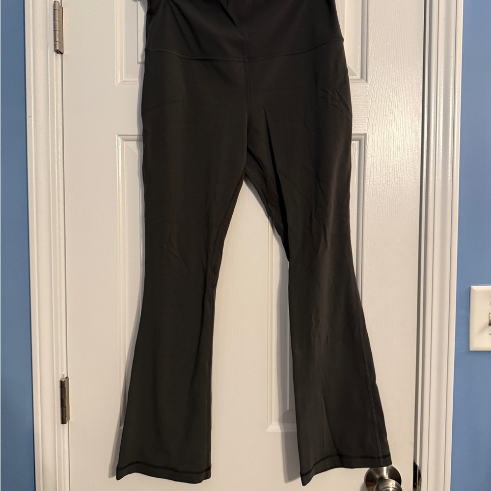 Lululemon Align Flare Leggings in Graphite size 12. 25 inch inseam